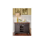 Maple Road Landscape Mirror with Beveled Glass Bedroom Mirrors Brown 12