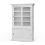 Hudson 88'' Bookcase W/ 2 Sliding Doors