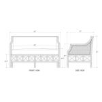 Rabana Rattan Loveseat - Image 9