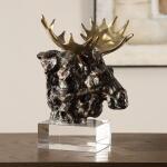 Moose Bust, Sculpture - Image 3
