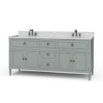 Cholet Double Vanity W/ Sink & Marble Top