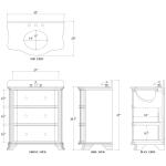 Davis Vanity W/ Sink & Marble Top - Image 3
