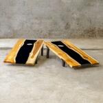 Clearwood Cornhole Game, Black, S/2 - Image 3