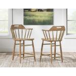 Counter Height Spindle Back Arm Chair With Handle Cut Out - Image 4