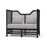 Rabana High Back Rattan Loveseat - Image 10