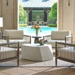 Parra Indoor-outdoor Coffee Table, Limestone - Image 4