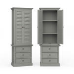 Cottage Tall Shutter Cabinet
