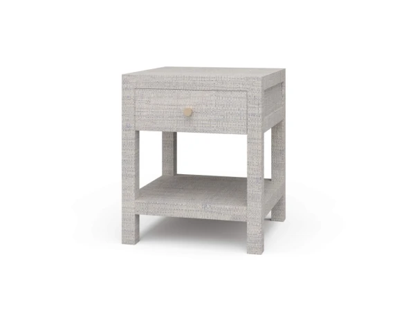 Kagu 1 Drawer Nightstand W/ Raffia Nightstands Bramble