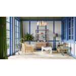 Savannah Open Bookcase W/ Rattan - Image 4