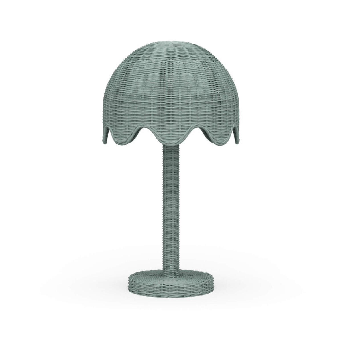 fff2d9ee17024ac9d2dbffafce11f2d5 Scalloped Rattan Table Lamp - Image 1