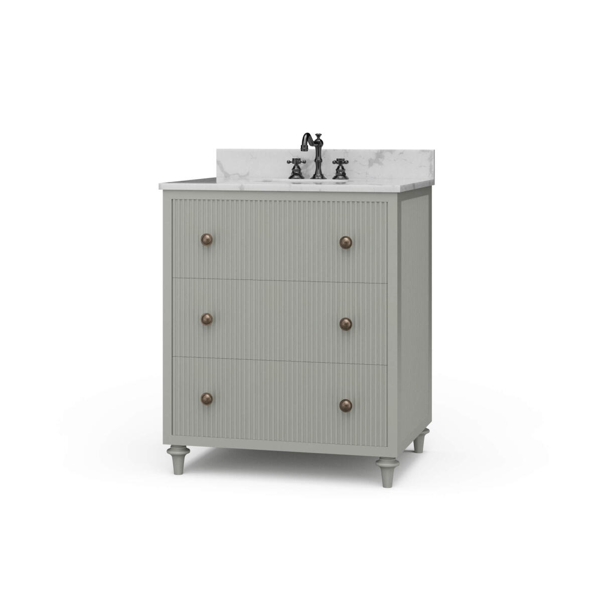 02206634ceb20283a30cf991cd4e2fef Kraton Single Vanity W/ Sink & Marble Top - Image 1