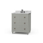 Kraton Single Vanity W/ Sink & Marble Top