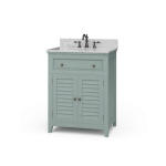 Shutter Vanity W/ Sink & Marble Top Accent Furniture Accent Furniture 22