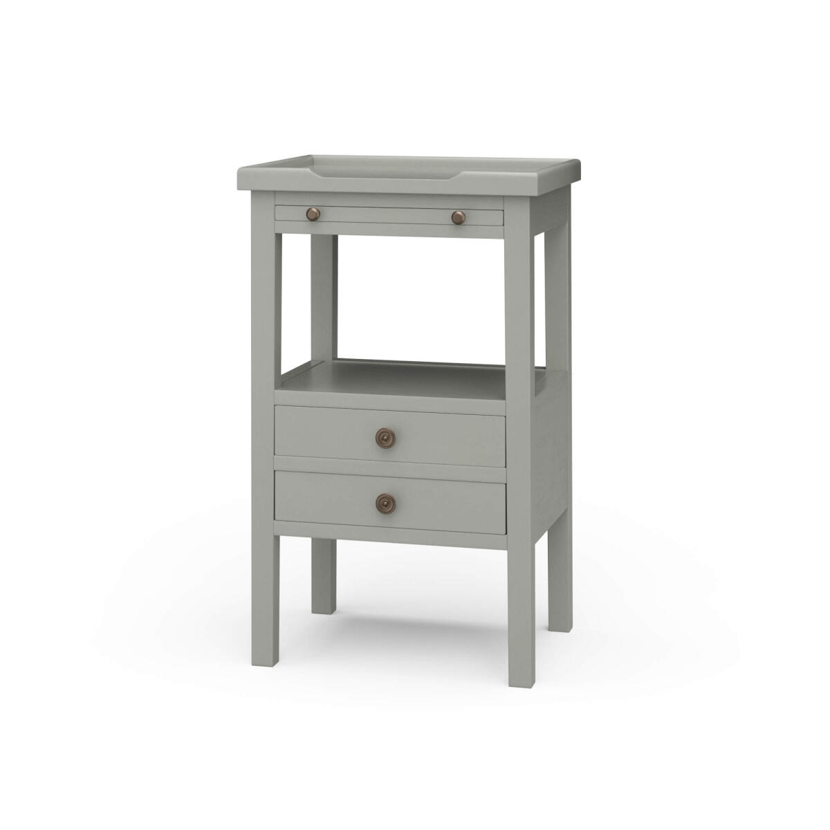 Eton 2 Drawer Side Table W/ Pull Out Shelf Chairside Tables Bramble 2 Eton 2 Drawer Side Table W/ Pull Out Shelf Chairside Tables Bramble 2