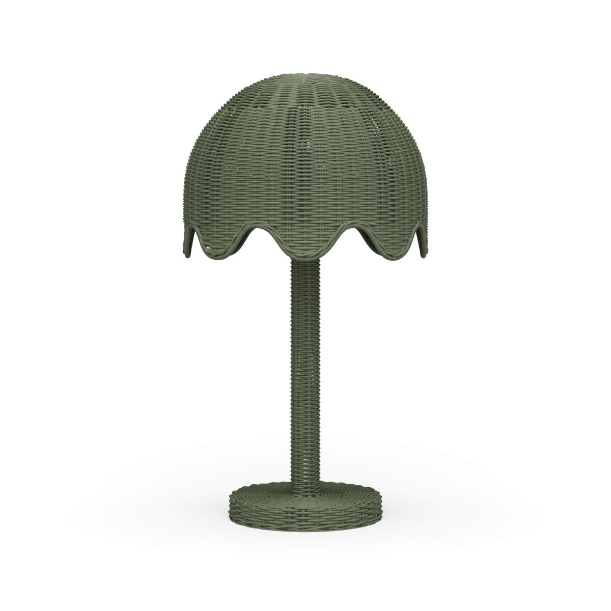 04bb8f22829eda1215e0b6f2dd858ff5 Scalloped Rattan Table Lamp - Image 1