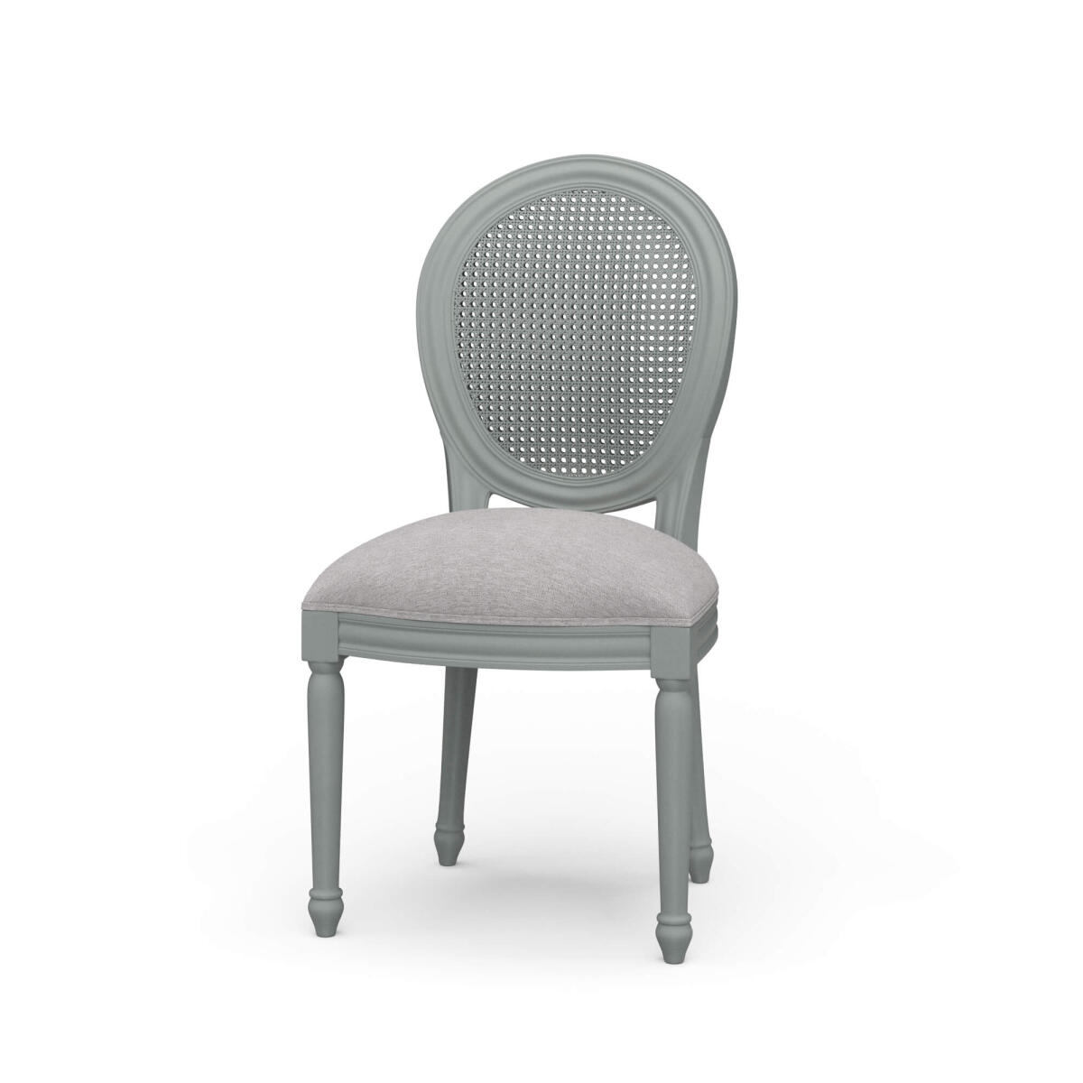 04fd73d201781105a4057a50ea6e407e Tulip Rattan Back Dining Chair W/o Fluted Leg - Image 1