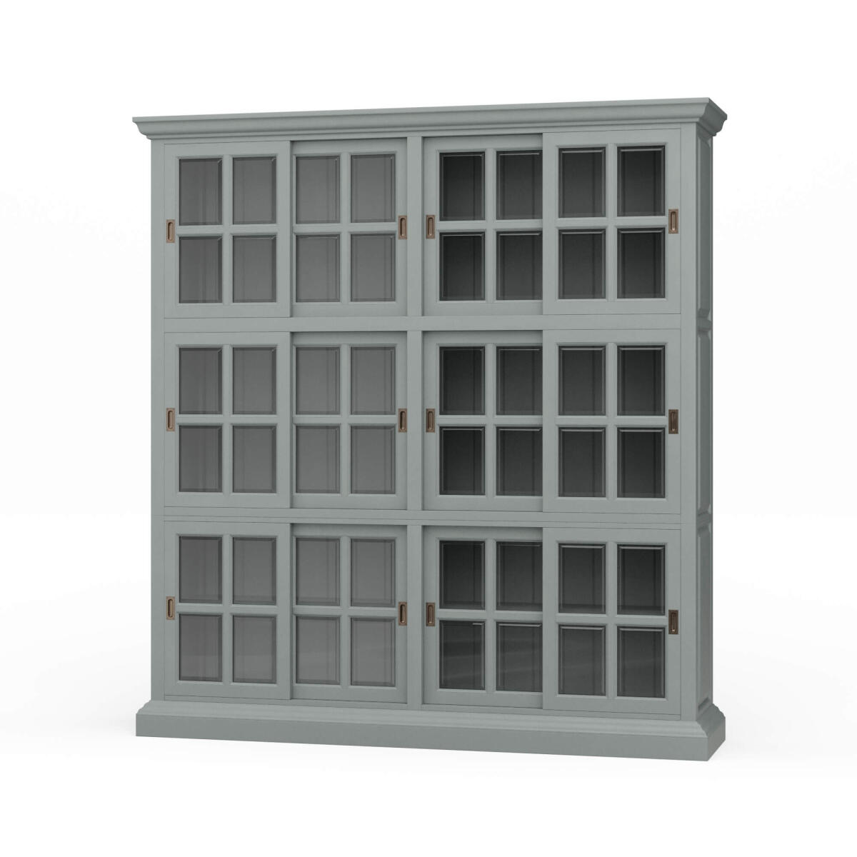 English Bookcase 2 Column Bookcases Blue 2 English Bookcase 2 Column Bookcases Blue 2