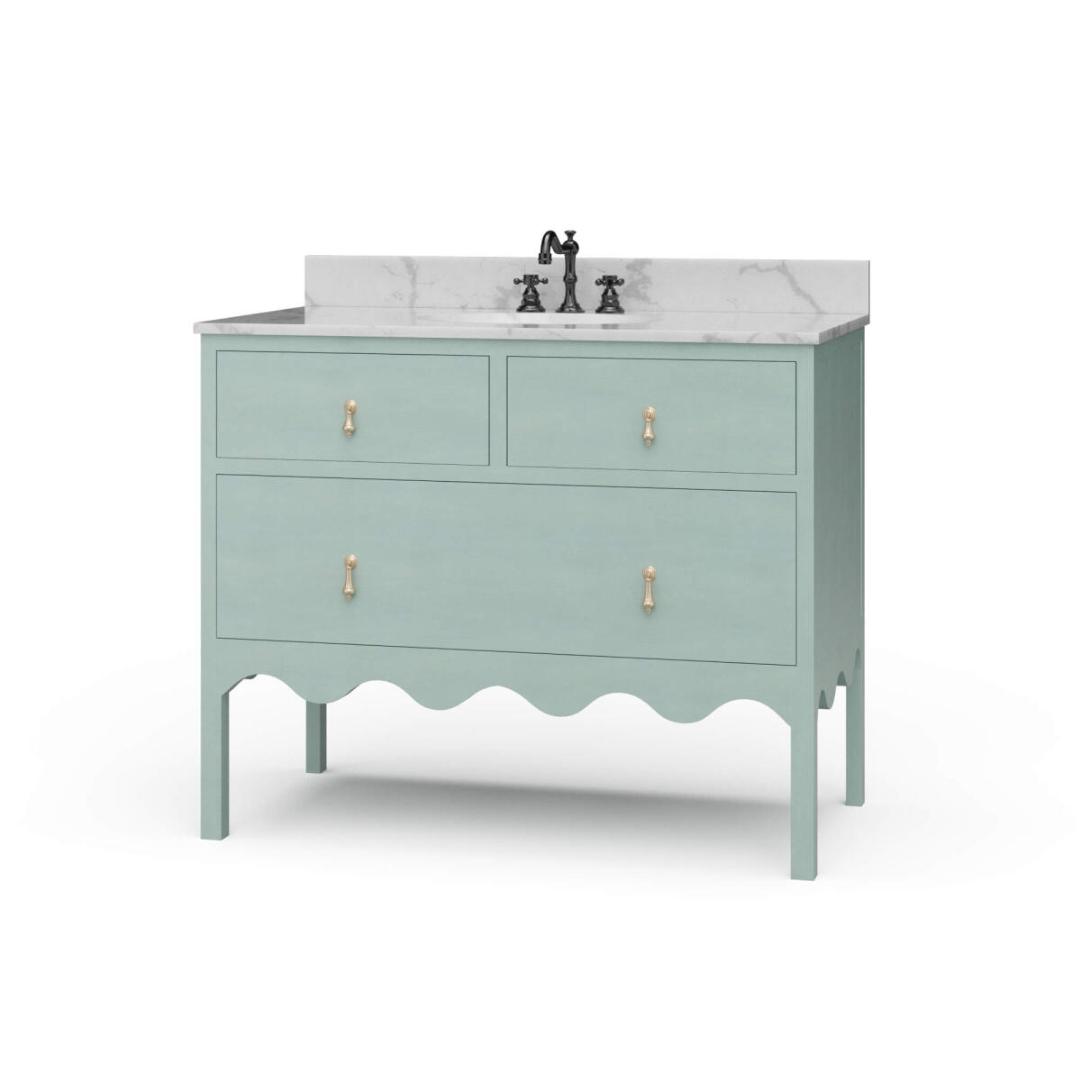 0b701cb5edfd06ff73686d37806ce801 Chloe Single Vanity W/ Sink & Marble Top - Image 1