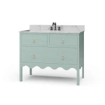 Chloe Single Vanity W/ Sink & Marble Top