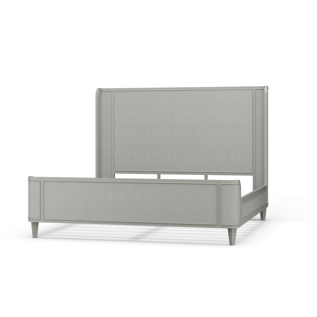 0ea3557e86fefd59498c3d0dad641899 Lexington Bed W/ Rattan - Image 1