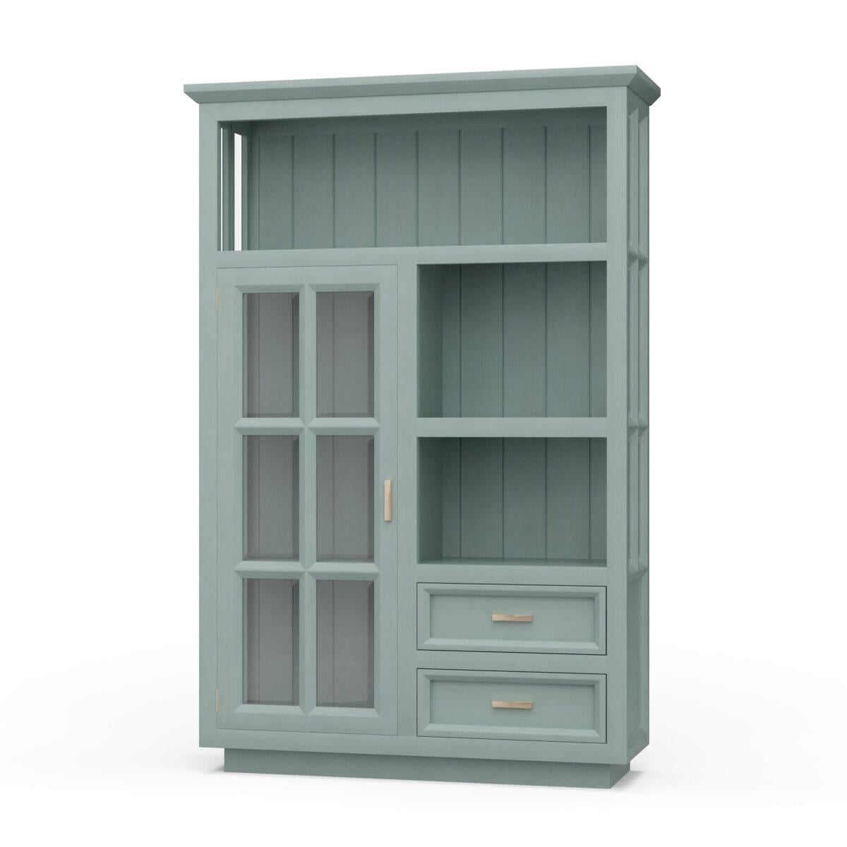 0eb1c8cad93e784f3243b7a1558312fa Dakota 1 Door Display Cabinet - Image 1