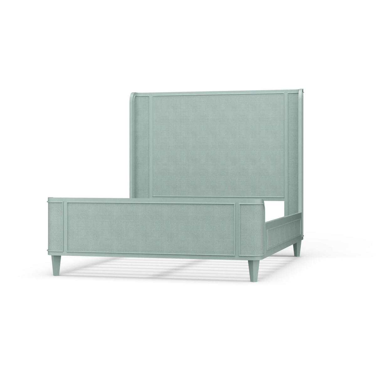 106ffbefc7ffa31e38148dabe55bd52a Lexington Bed W/ Rattan - Image 1