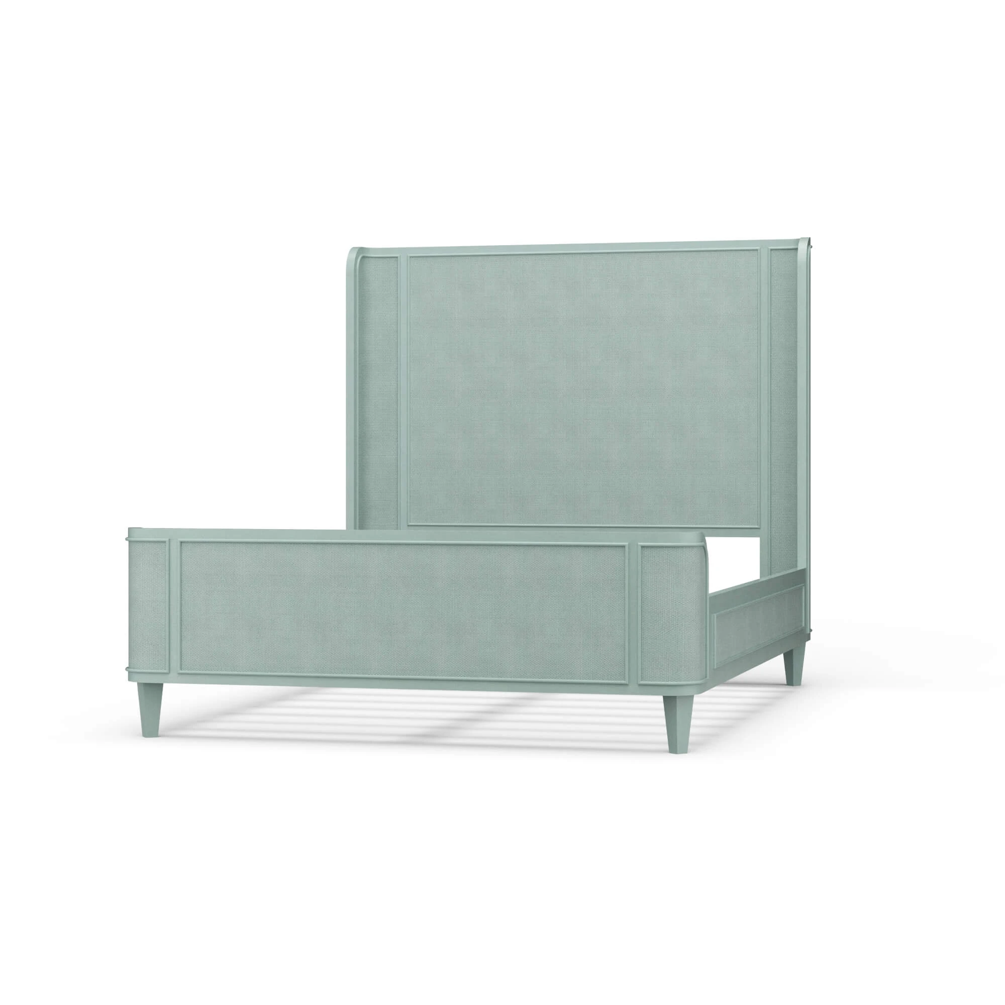106ffbefc7ffa31e38148dabe55bd52a Lexington Bed W/ Rattan - Image 1