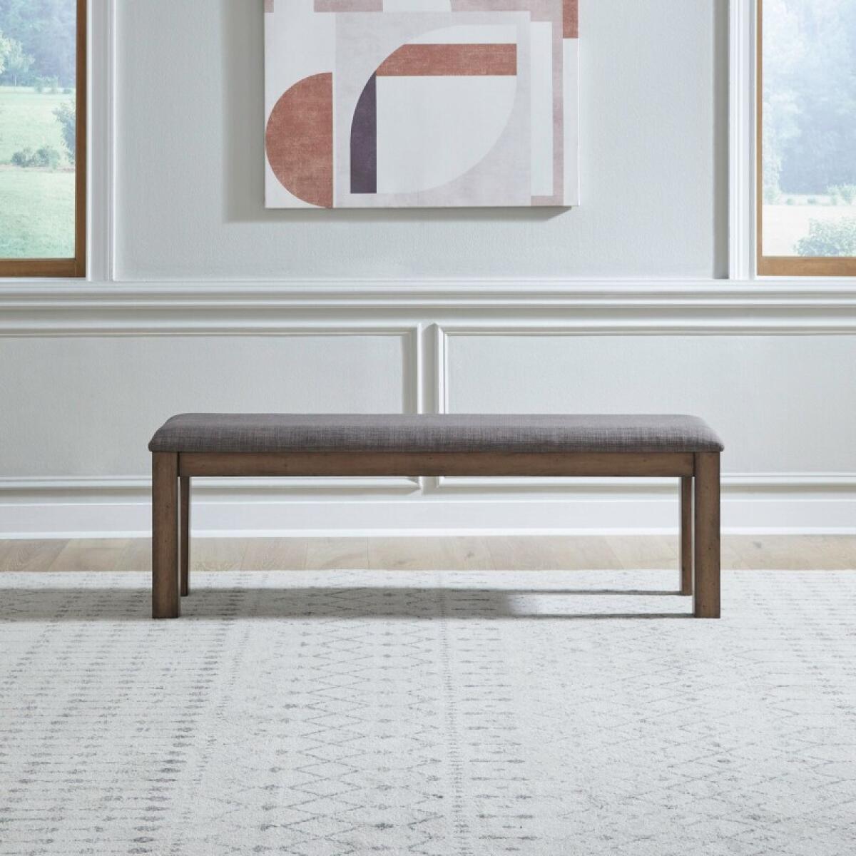 10bad98ff84122d4bd6758154ed847d4 Brook Bay Uph Dining Bench - Image 1
