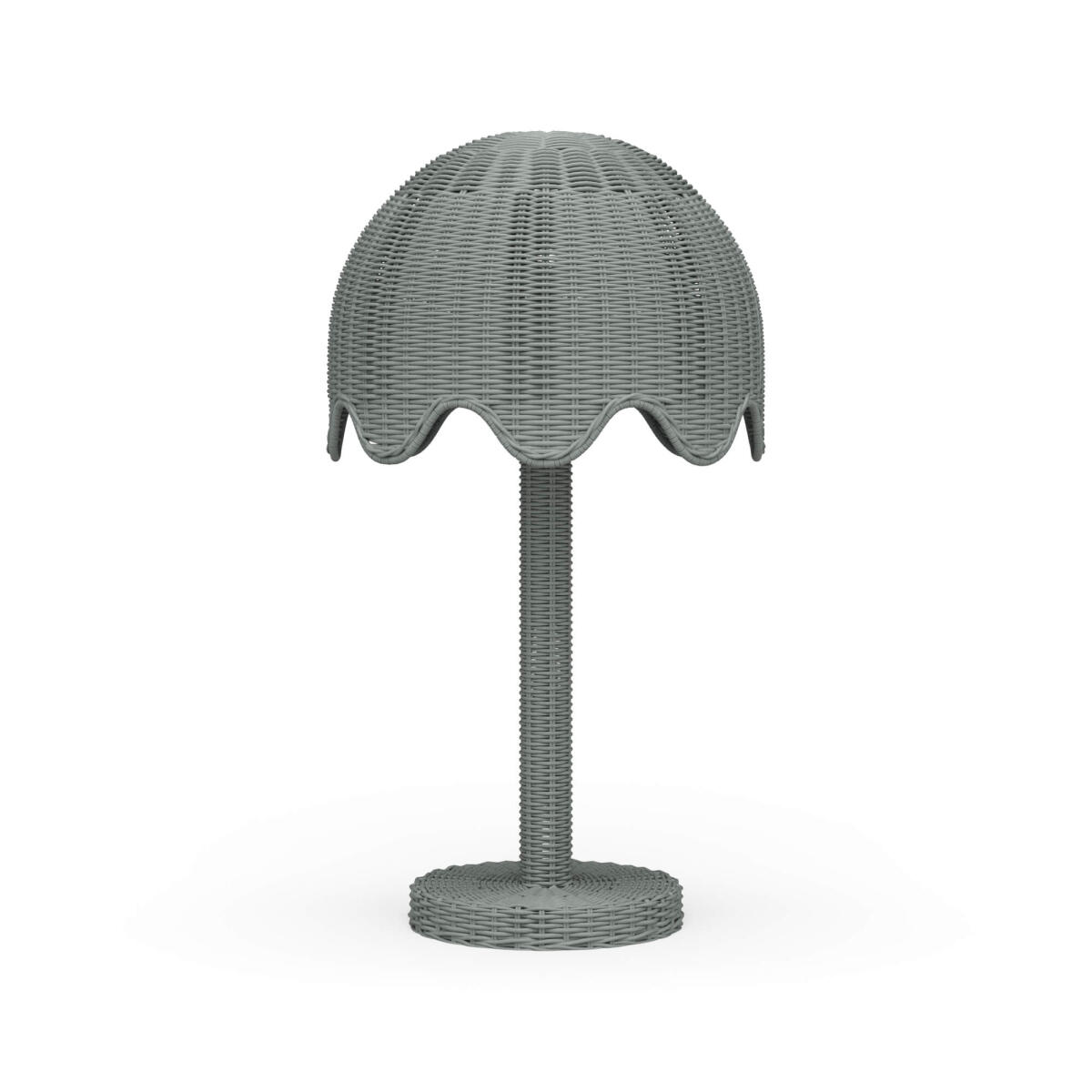1113684d6e2ed845413abaf104409ac8 Scalloped Rattan Table Lamp - Image 1