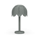 Scalloped Rattan Table Lamp