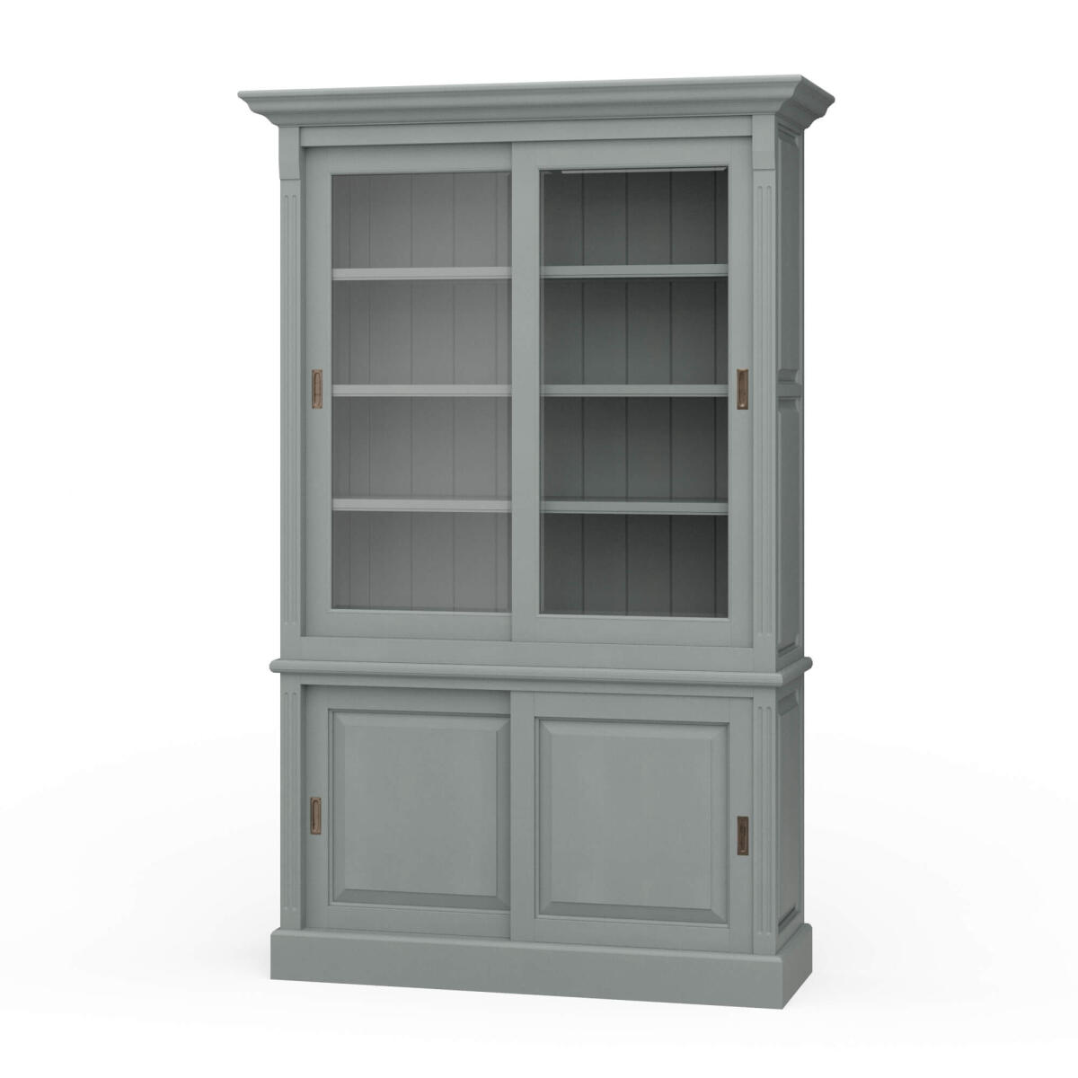 1175e3bd47dfc2846ac2d7947f47bbf1 Hudson 88'' Bookcase W/ 2 Sliding Doors - Image 1
