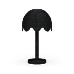 Scalloped Rattan Table Lamp