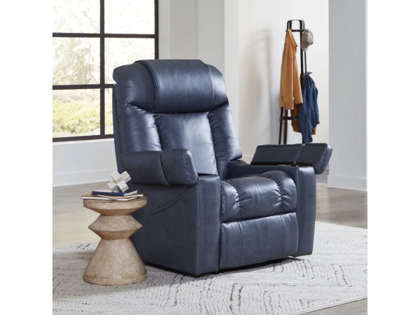 Uc677 Large 5-zone Power Recliner Recliners Blue