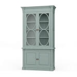 Fiona 4 Door Display Cabinet W/ Glass Shelves