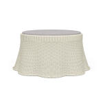 Newport Rattan Ottoman W/ Cushion Ottomans & Poufs Bramble 21