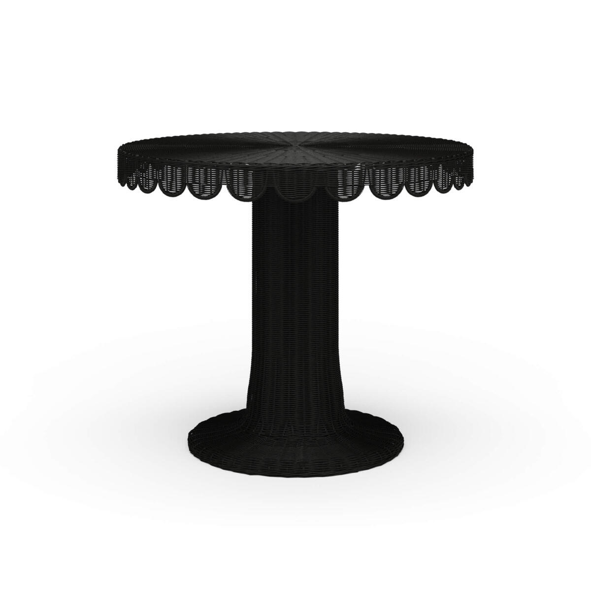 2003834be2277292dfe034f489d7f7b4 Scalloped Round Bistro Table - Image 1