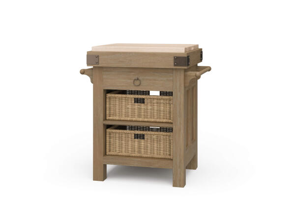 Sonoma Island W/ Rattan Baskets Accent Furniture Accent Furniture