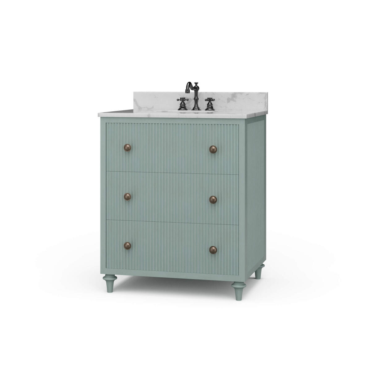 20d4adb4ae468c7fec5f76ef1f0fc15b Kraton Single Vanity W/ Sink & Marble Top - Image 1