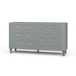 Lexington 6 Drawer Dresser W/ Rattan