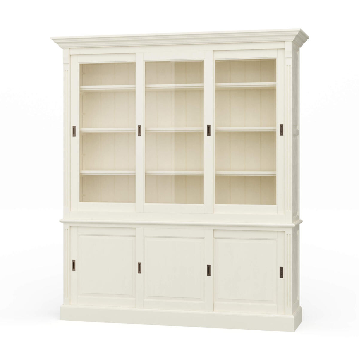 259f2bad5434175b1e2aeaae6e481a78 Hudson 88'' Bookcase W/ 3 Sliding Doors - Image 1