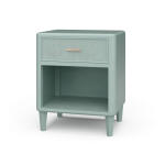Lexington 1 Drawer Bedside Table W/ Rattan