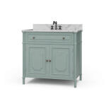 Nantes Single Vanity W/ Sink & Marble Top
