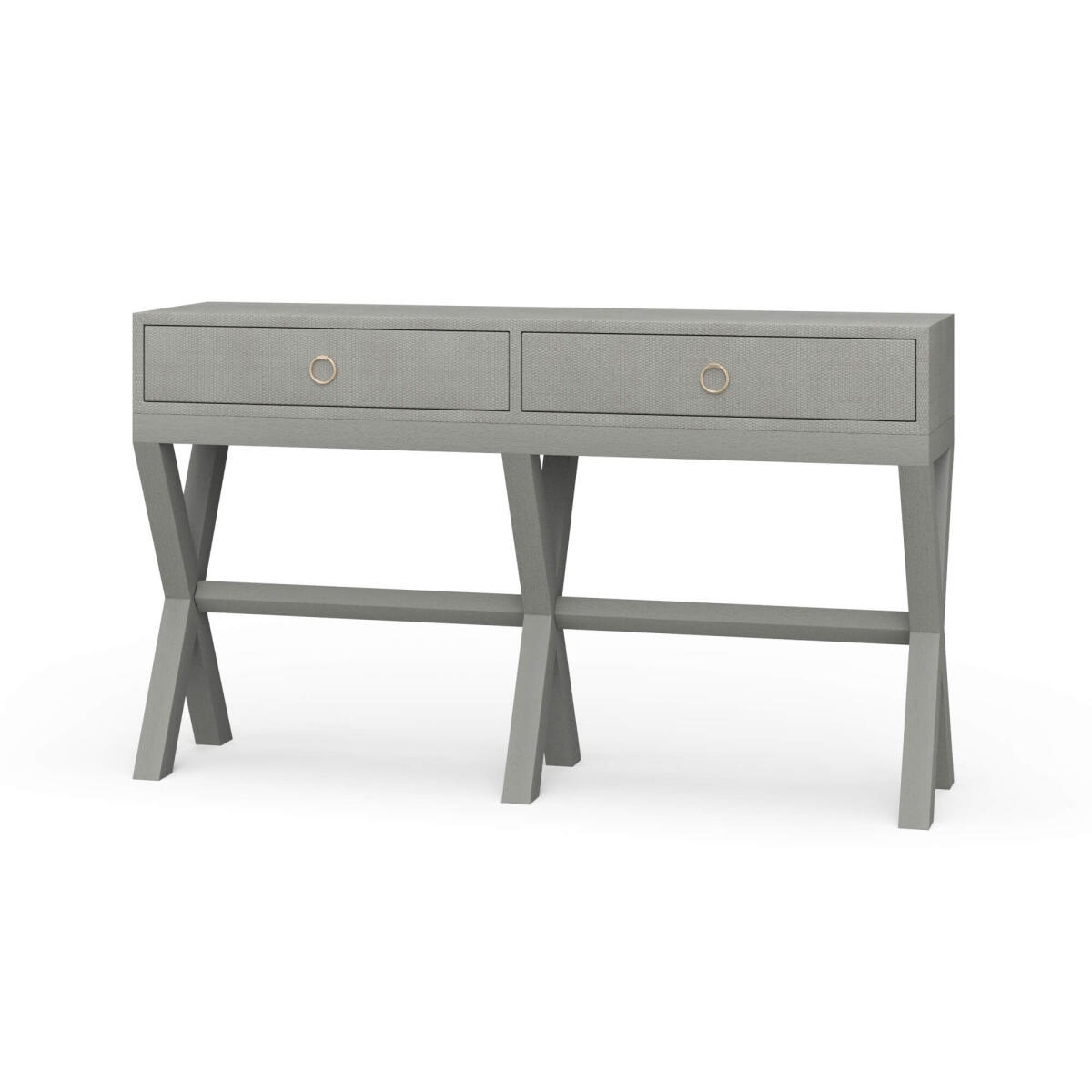 27f0b97773b9bfb3a8dc6113f70712f1 Renoir Console W/ Rattan - Image 1