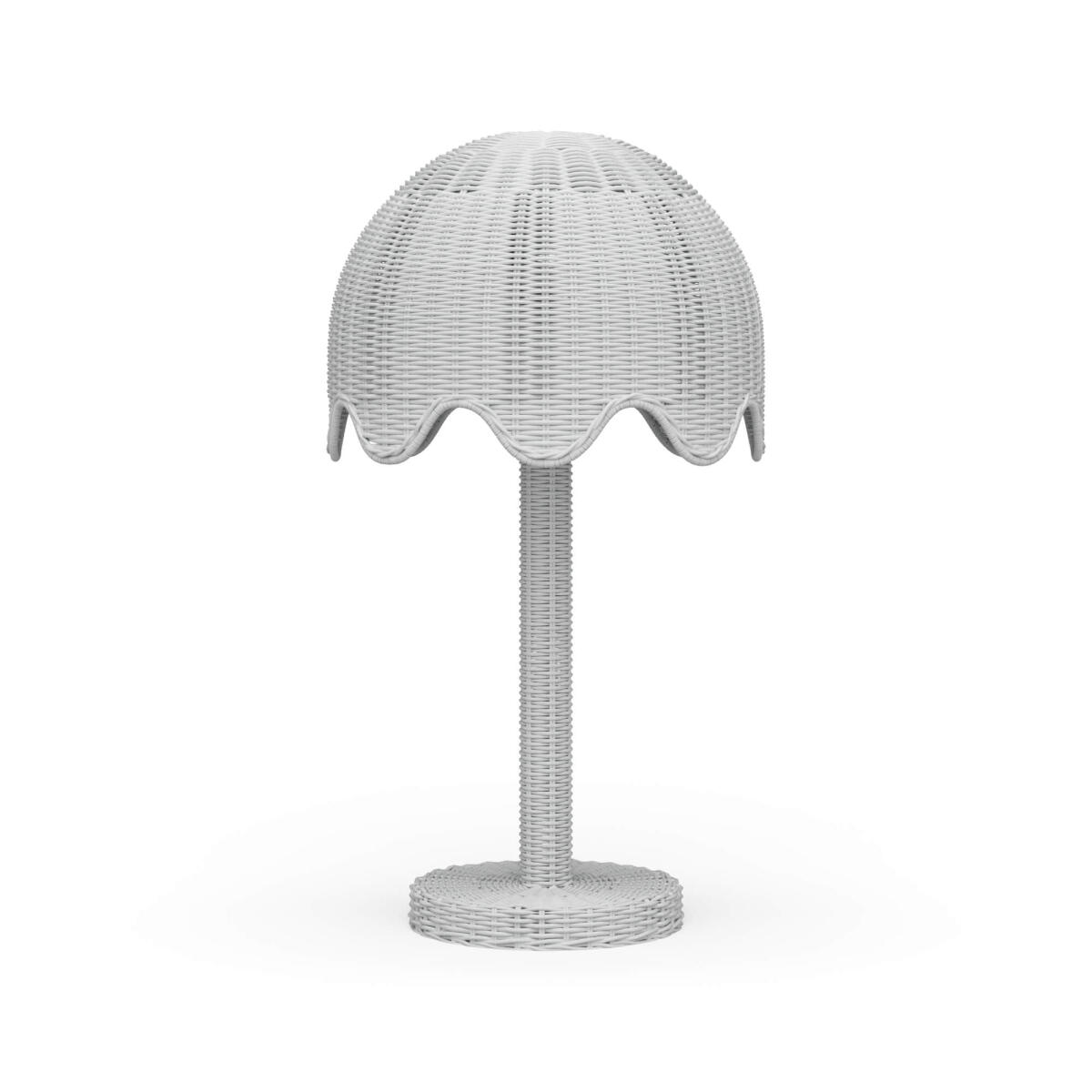 2801419ed13caadbc0cd53dfd7c0ba25 Scalloped Rattan Table Lamp - Image 1