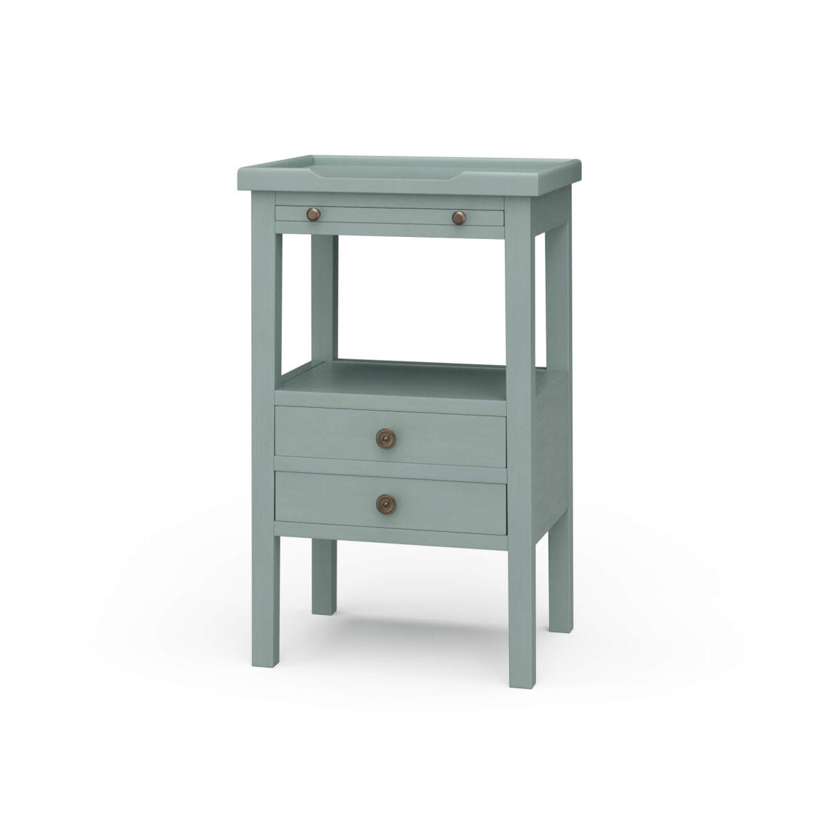 2b44c8bbb752ed704056e3a61dd25045 Eton 2 Drawer Side Table W/ Pull Out Shelf - Image 1