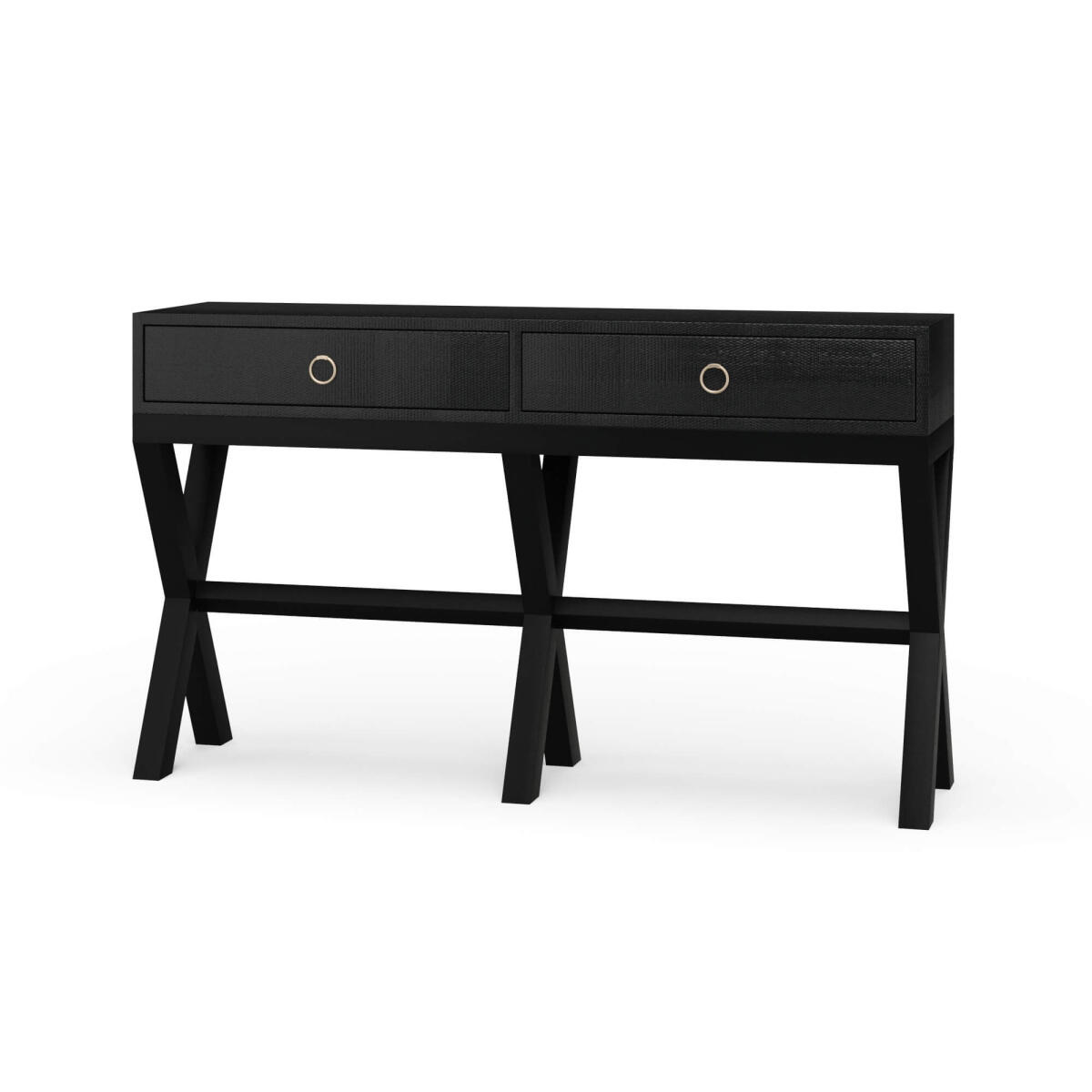 31e95b63e67befd13b481c9bd40d63c9 Renoir Console W/ Rattan - Image 1