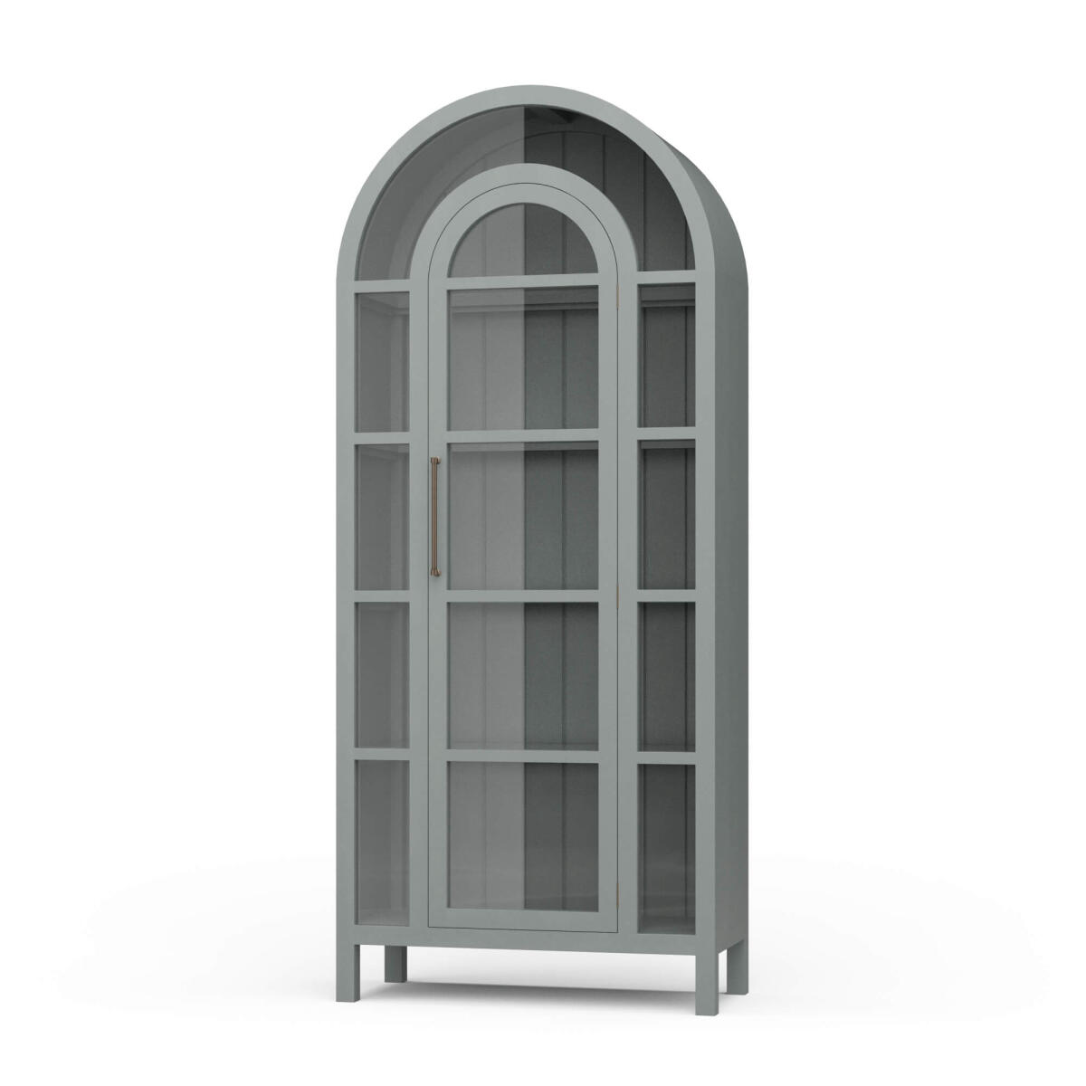 35ab63b50306b90156d59a20ef28c5b2 Vannes Display Cabinet W/ Glass Shelves - Image 1