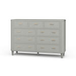 Lexington 9 Drawer Dresser W/ Rattan