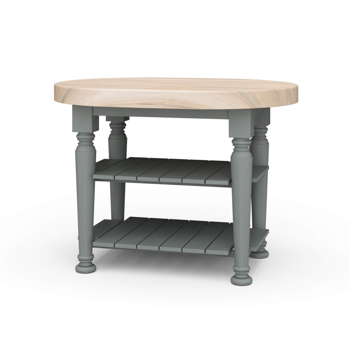 36d640dd8ae76e39ad895e65fa84b1d0 Farmhouse Butcher Block Kitchen Island - Image 1