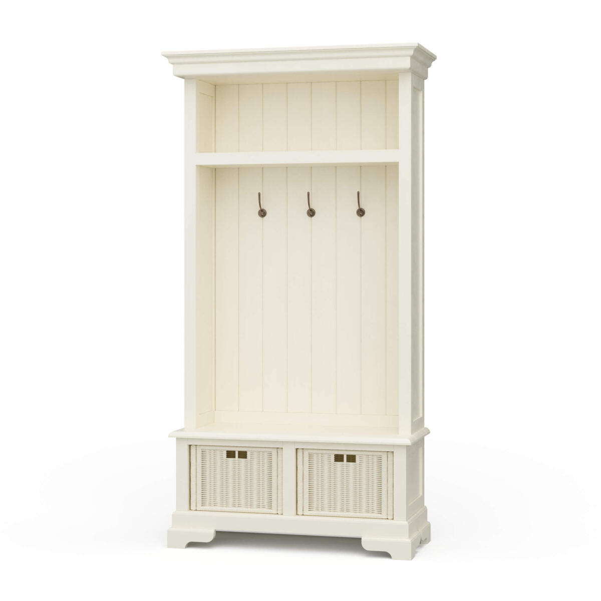 3aeb808435a5d6c868b81b69ef392910 Homestead Hallstand W/ Rattan Baskets - Image 1